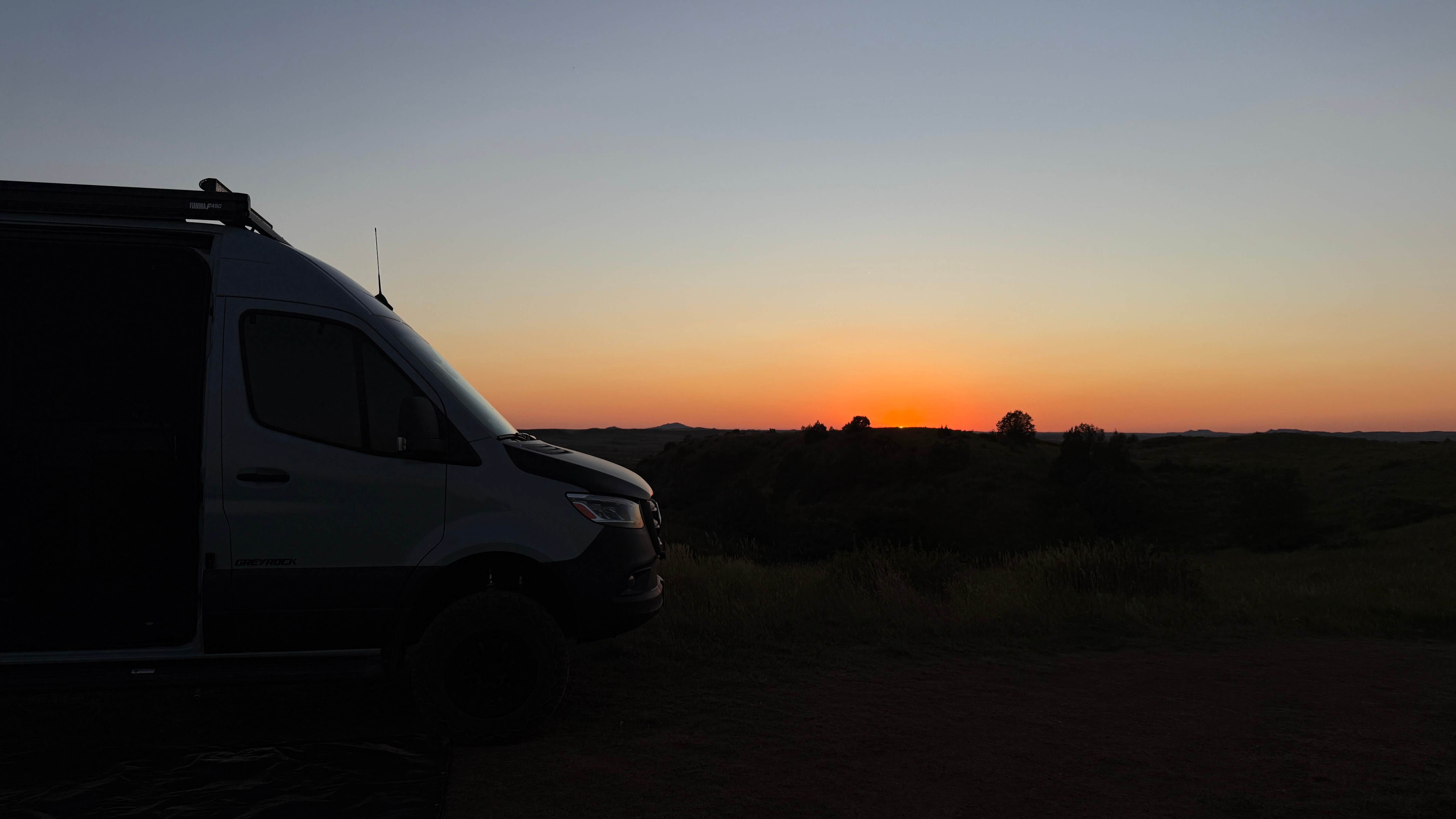 James W.'s photo of a dispersed camping area at Dispersed Site - Grassland Boondocking near Sentinel Butte, ND