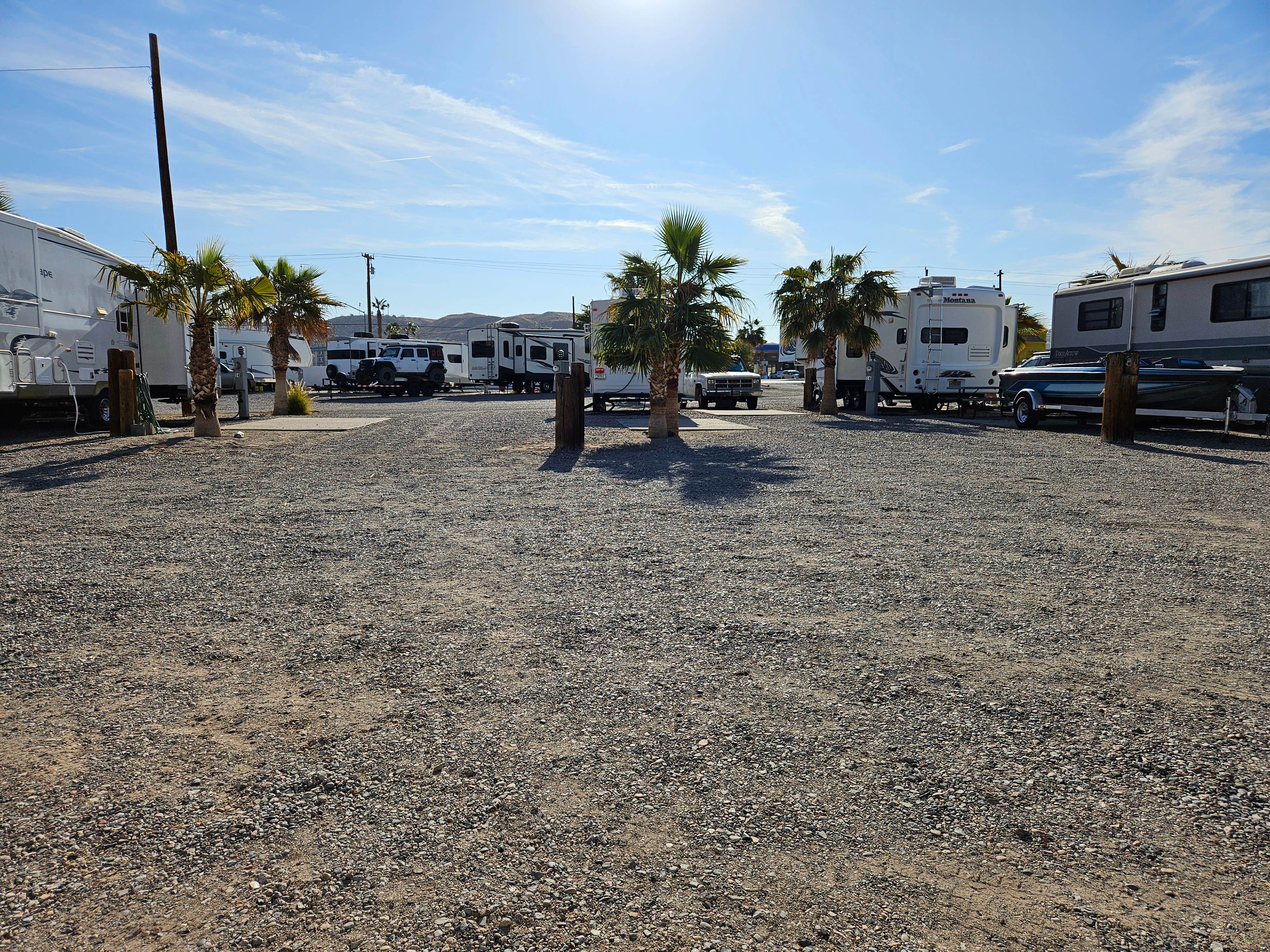 Rebecca D.'s photo of rv camping at Pier 95 RV Park BHC near Oatman, AZ
