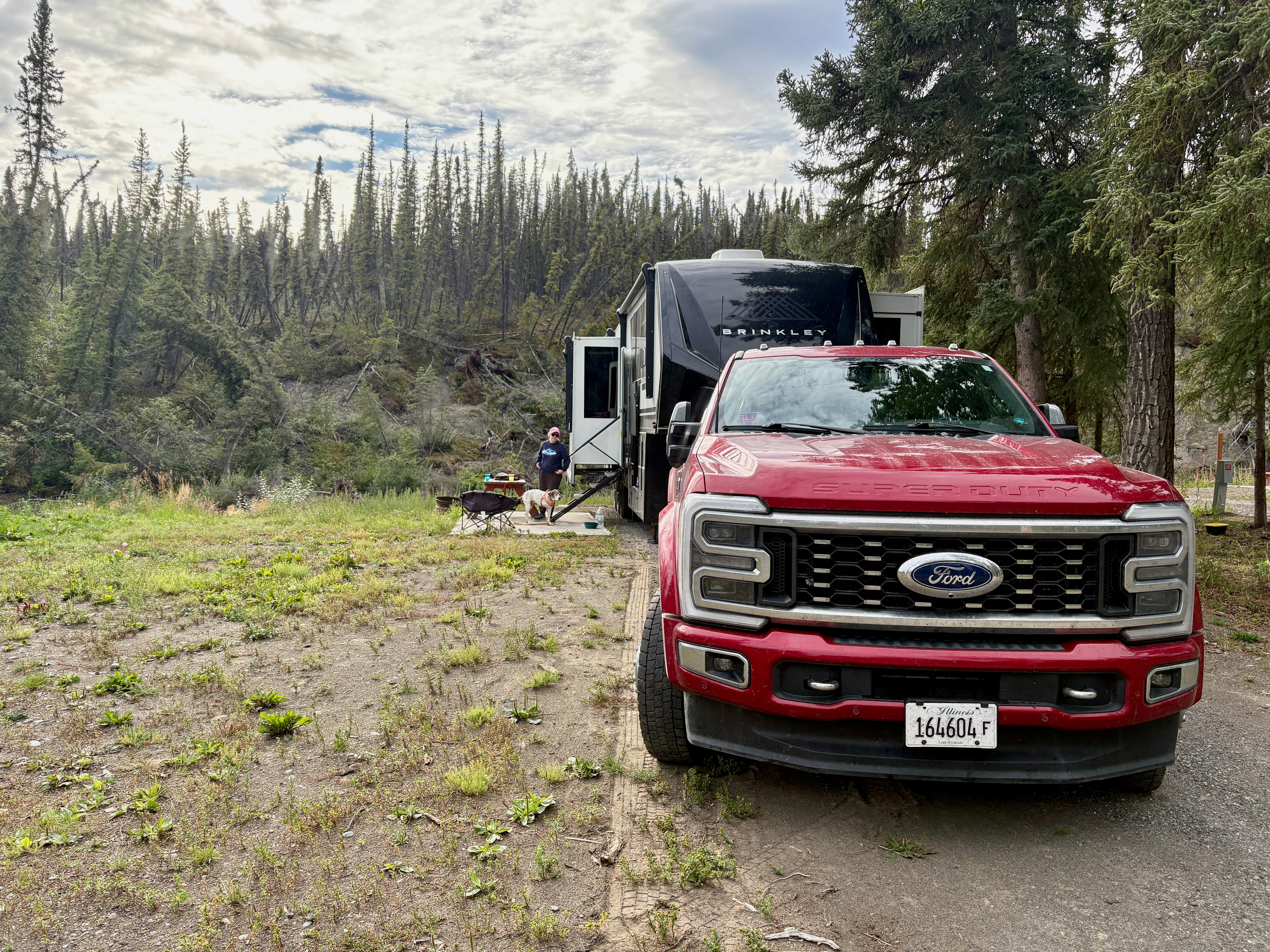 MickandKarla W.'s photo of camping with pets at Ranch House Lodge near Gakona, AK