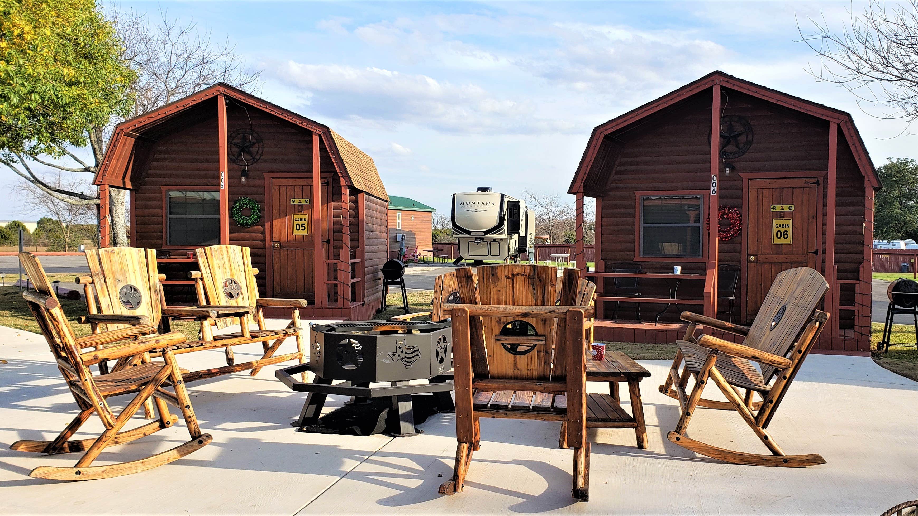 Merry M.'s photo of a cabin at Northwest Austin/Leander KOA near Cedar Park, TX
