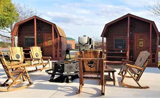 Merry M.'s photo of glamping accommodations at Northwest Austin/Leander KOA near Cedar Park, TX