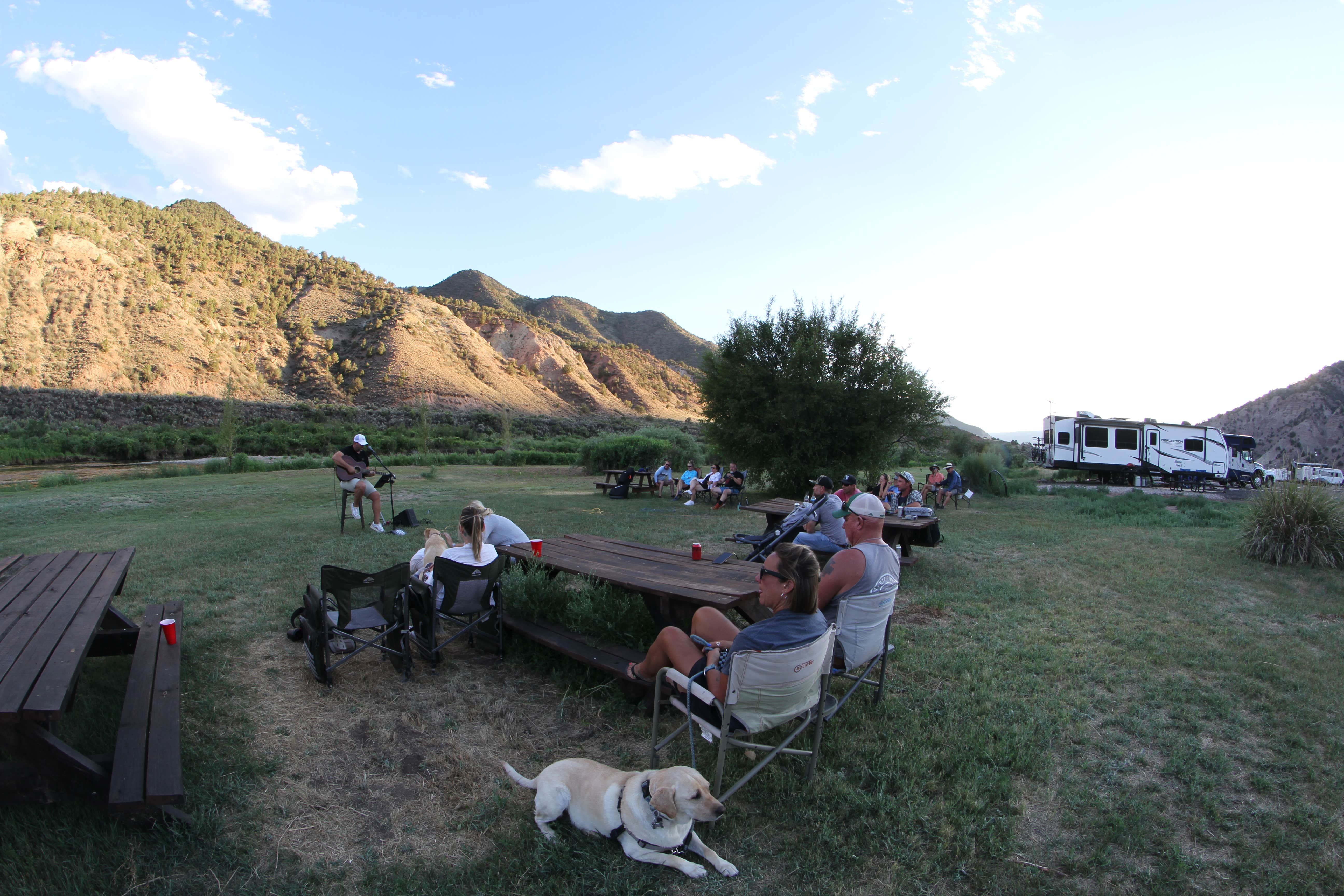 Ana L.'s photo of camping with pets at Riverdance RV Resort near Glenwood Springs, CO