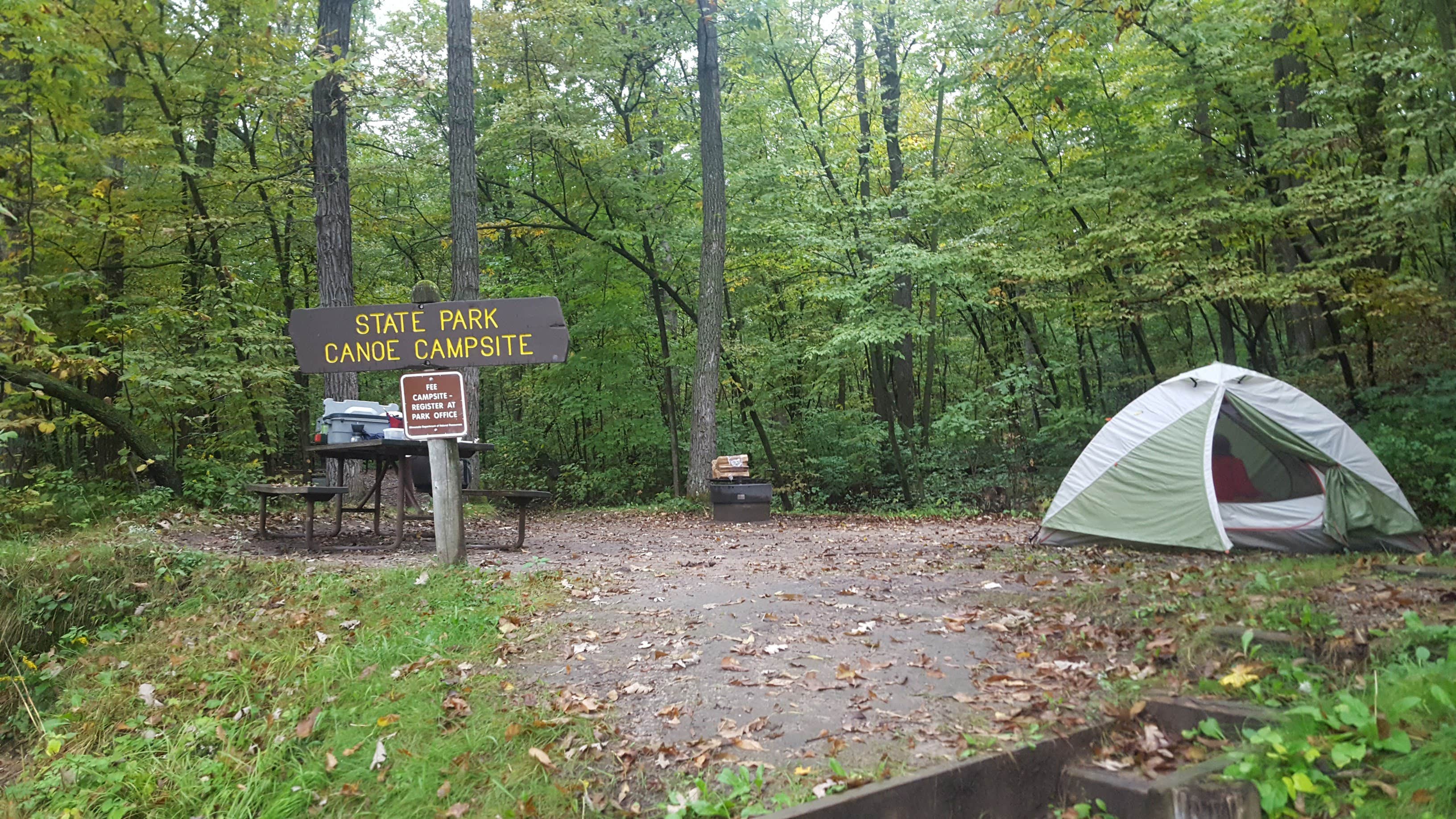 Camper submitted image from Charles A. Lindbergh State Park Campground - 5