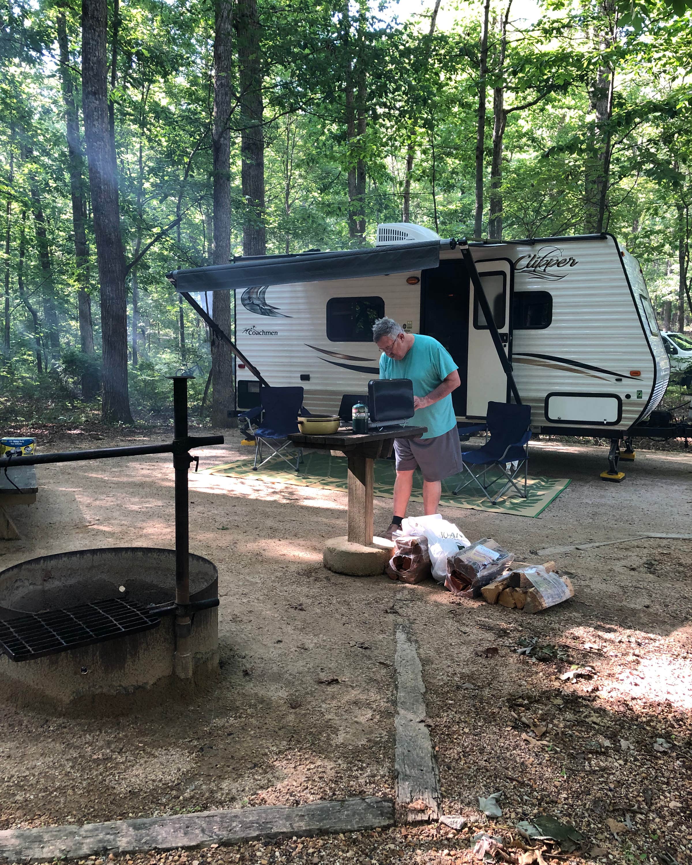 Sharon B.'s photo of rv camping at Sherando Lake Campground near Swoope, VA