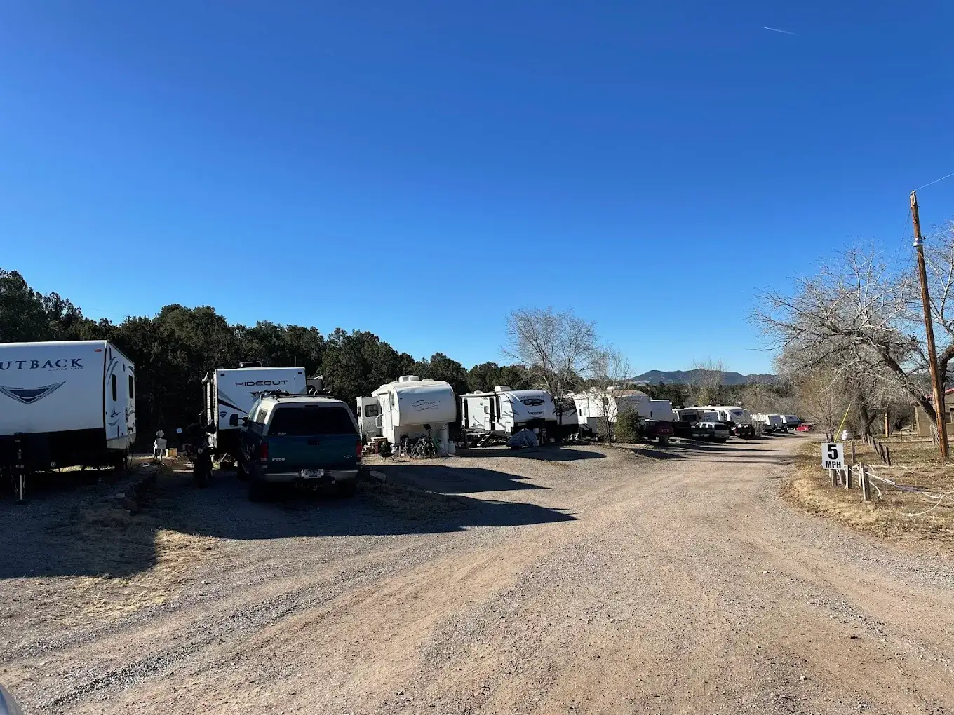 Camper-submitted photo at Albuquerque Tijeras Mountain RV Resort and RV Park near Ponderosa, NM