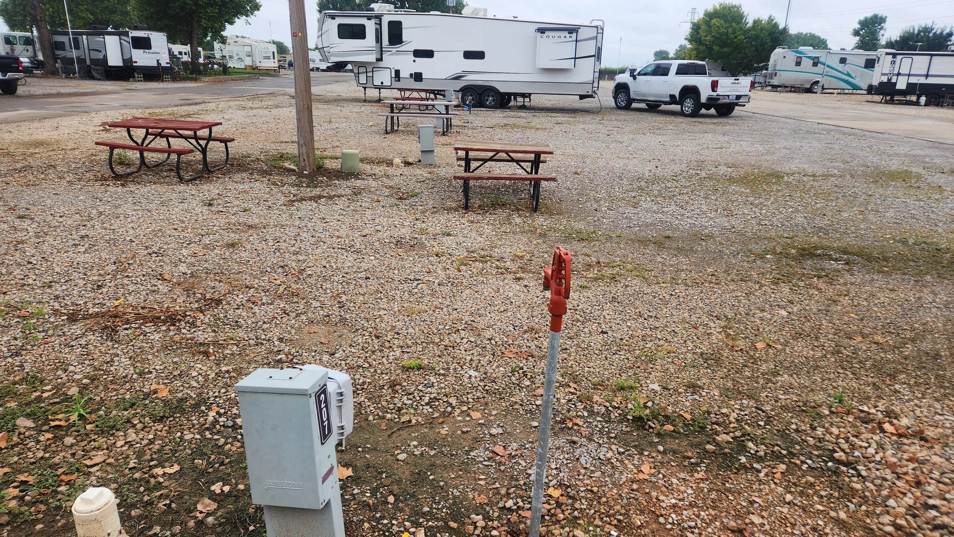 Jamie V.'s photo of rv camping at Rockwell RV Park near Arcadia Lake