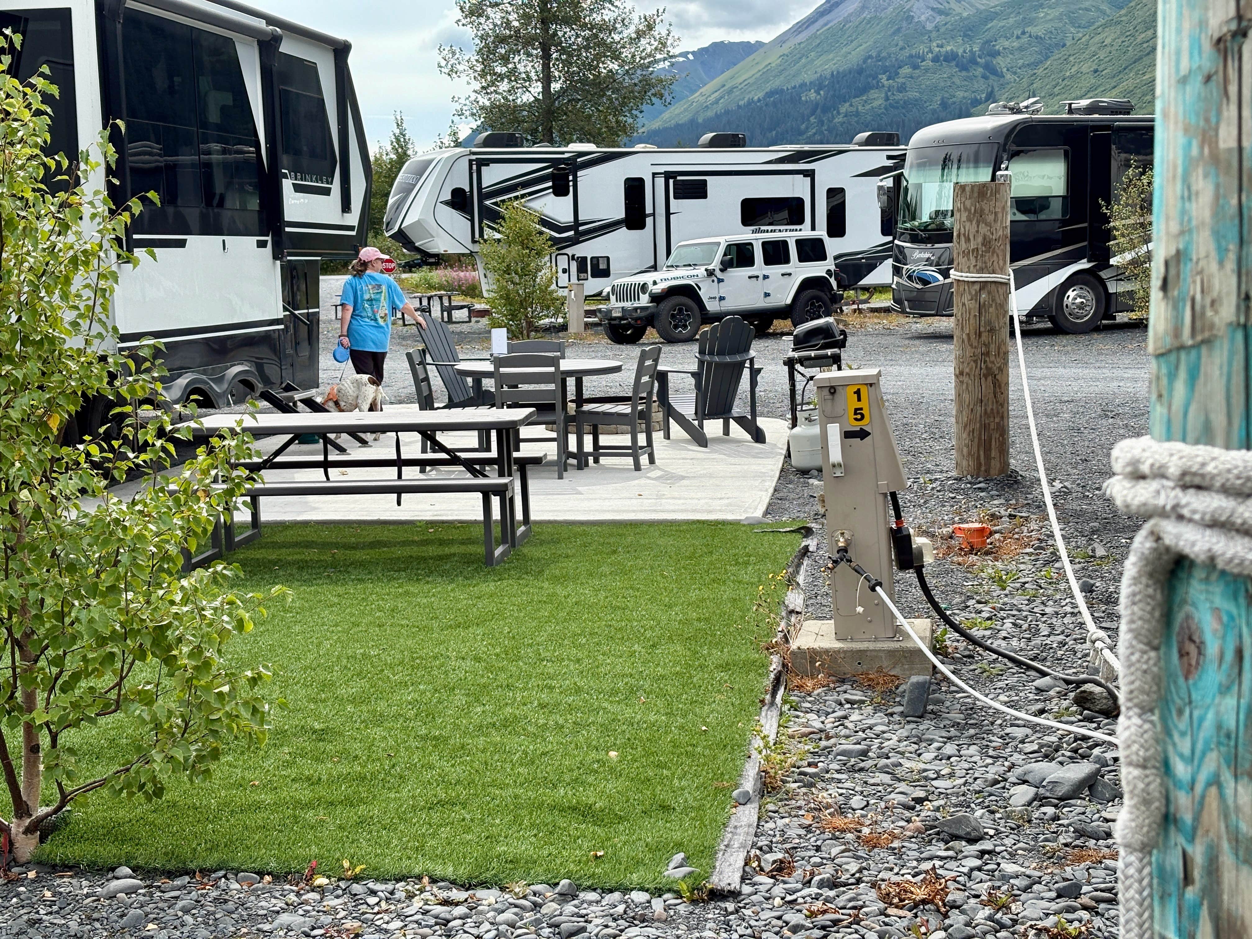 MickandKarla W.'s photo of camping with pets at Seward KOA near Cooper Landing, AK