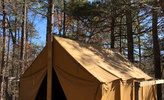 Ozark N.'s photo of tent camping at Ozark Natural Science Center near Greenland, AR