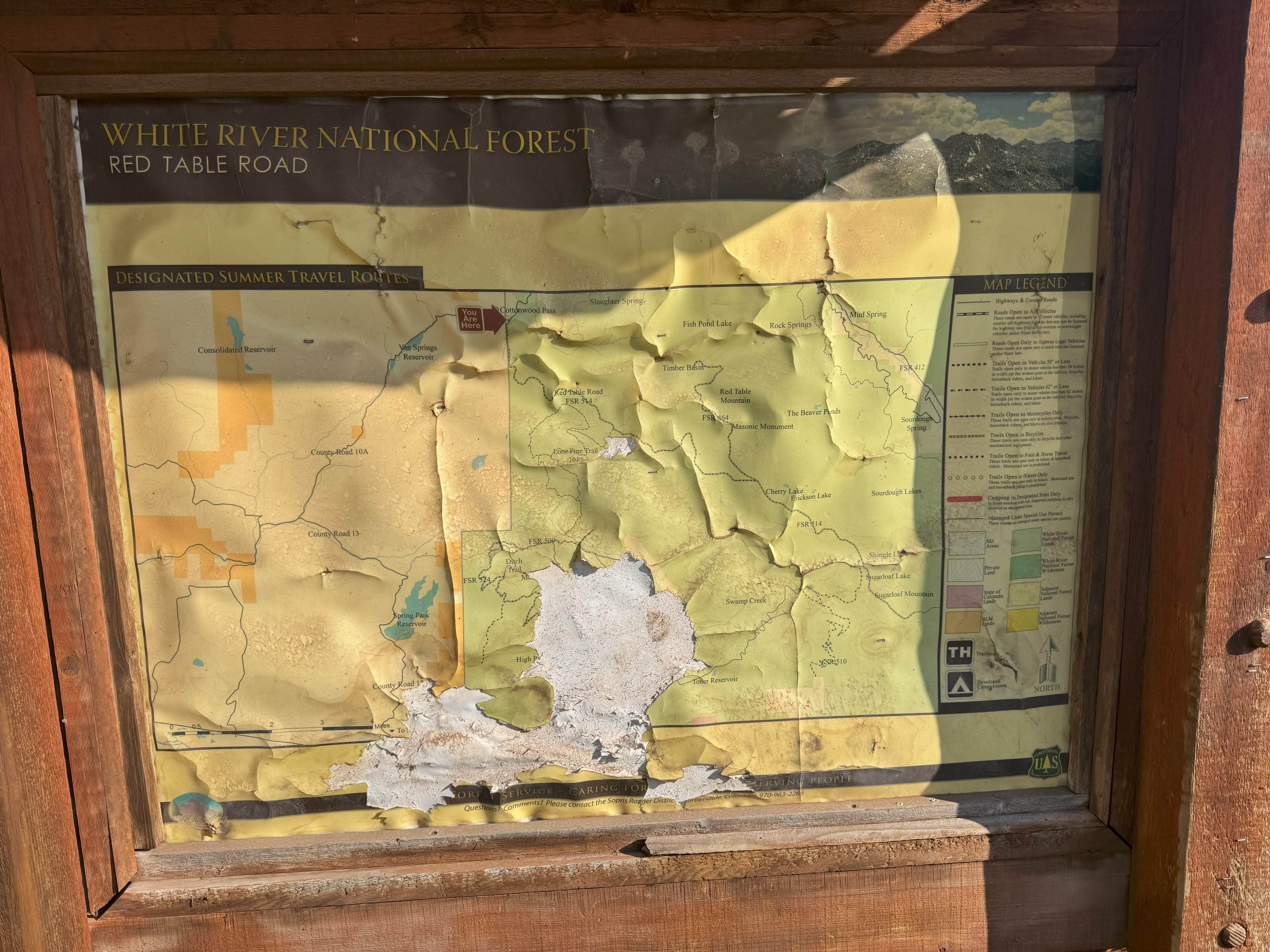 Camper-submitted photo at Red Table Road, White River National Forest near Glenwood Springs, CO