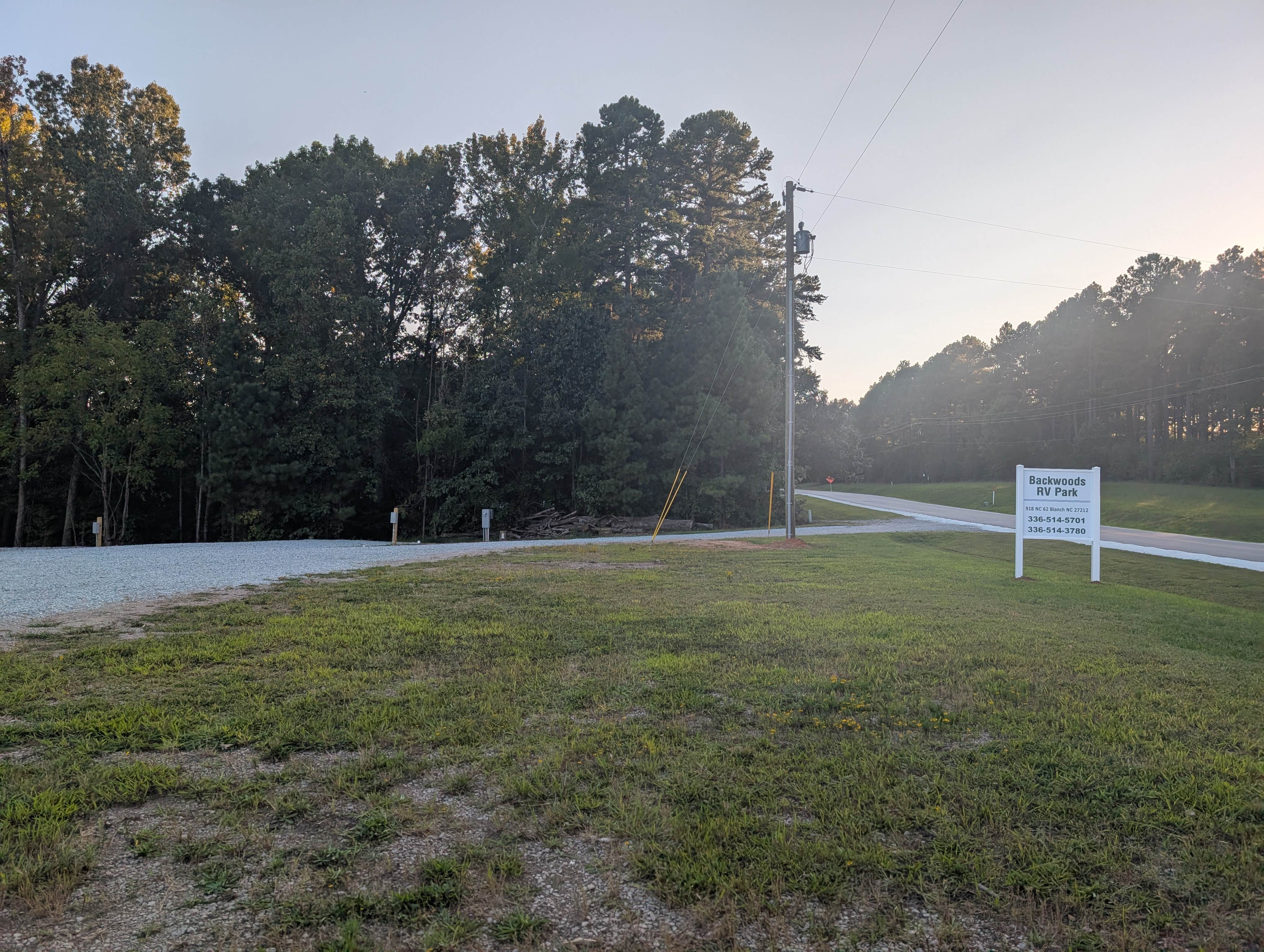 Camper-submitted photo at Backwoods RV Park near Rougemont, NC