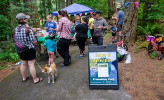 Jill T.'s photo of camping with pets at Promontory Park near West Linn, OR
