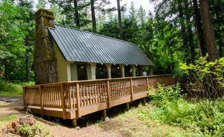 Jill T.'s photo of a cabin at Promontory Park near Gates, OR
