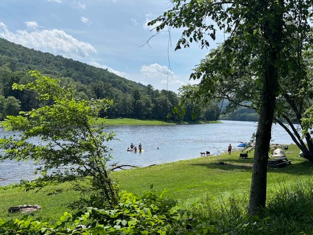 The O.'s photo of camping with pets at The Outpost Outdoor Resort near Dingmans Ferry, PA