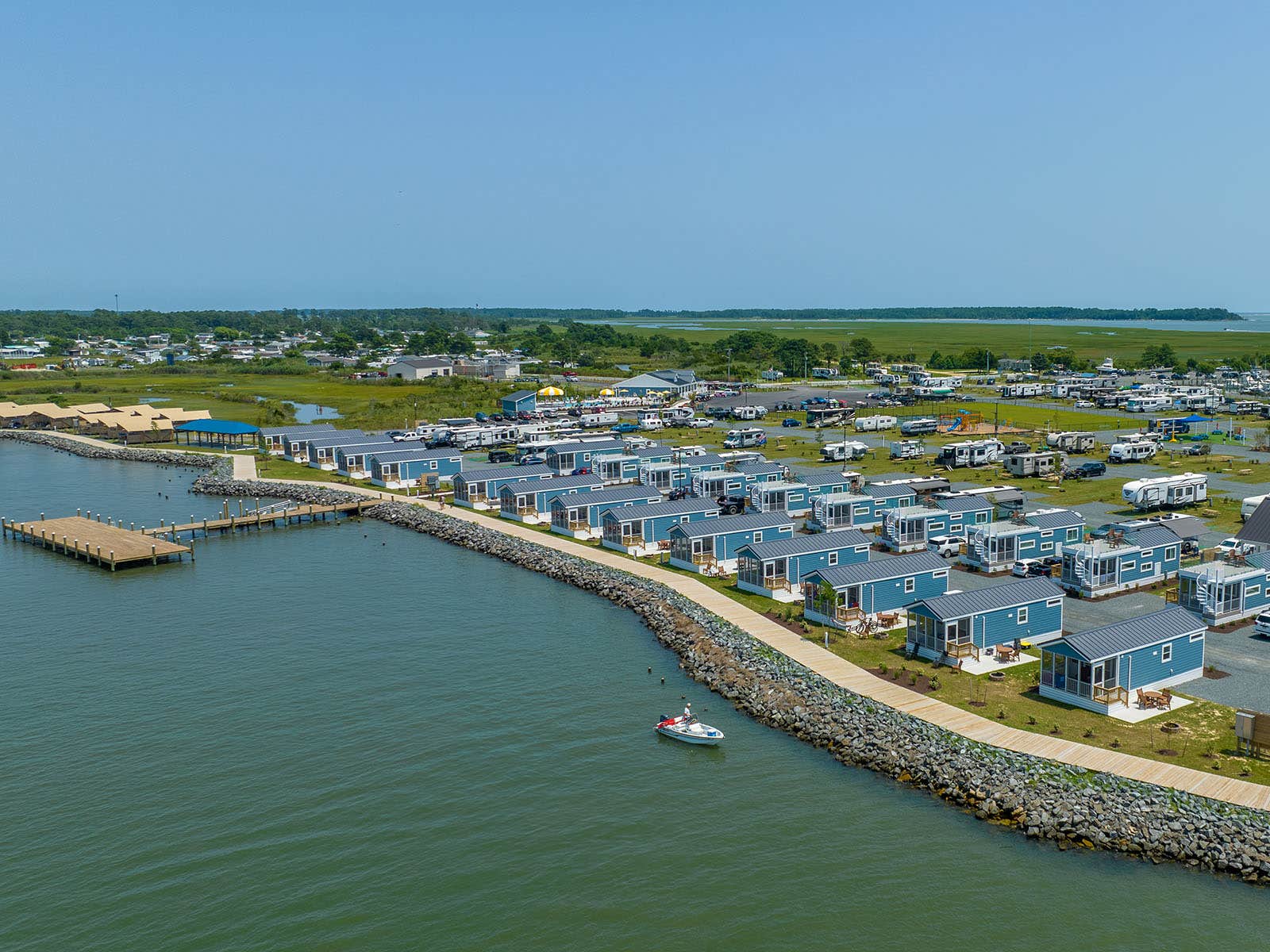 Camper submitted image from Chincoteague Bay RV Resort & Cottages - 2