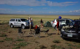 Jaz C.'s photo of camping with pets at BLM Mt. Blanca Rd. Dispersed near Blanca, CO