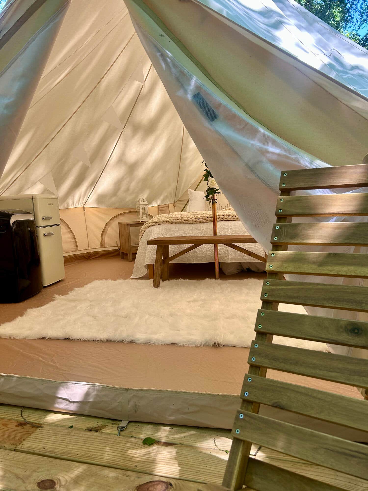 The Dyrt's photo of glamping accommodations at Rustic Ridge near Fort Gibson Lake
