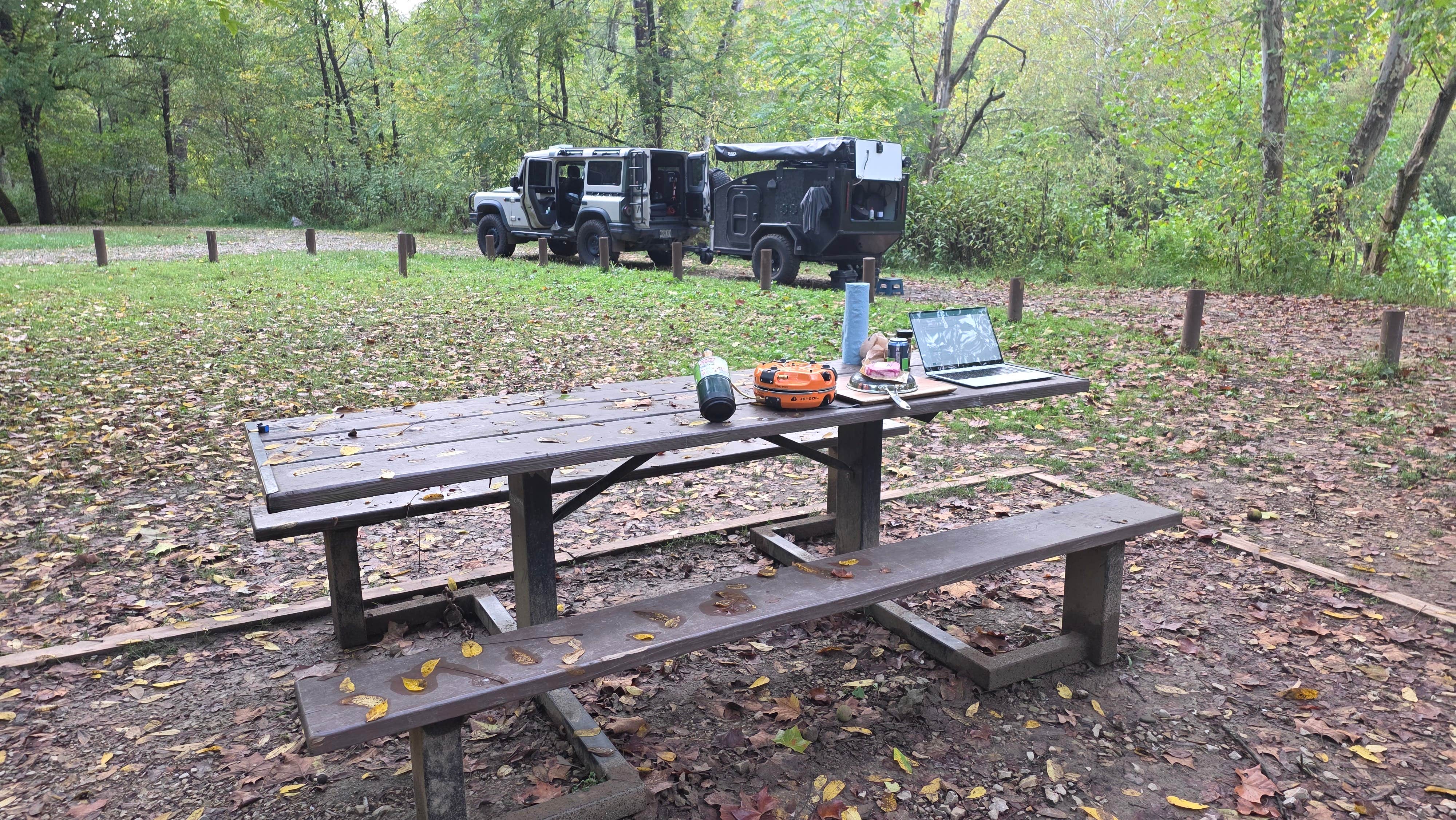 Camping near Harris RV Park: Hune Bridge Campground, Wingett Run, Ohio