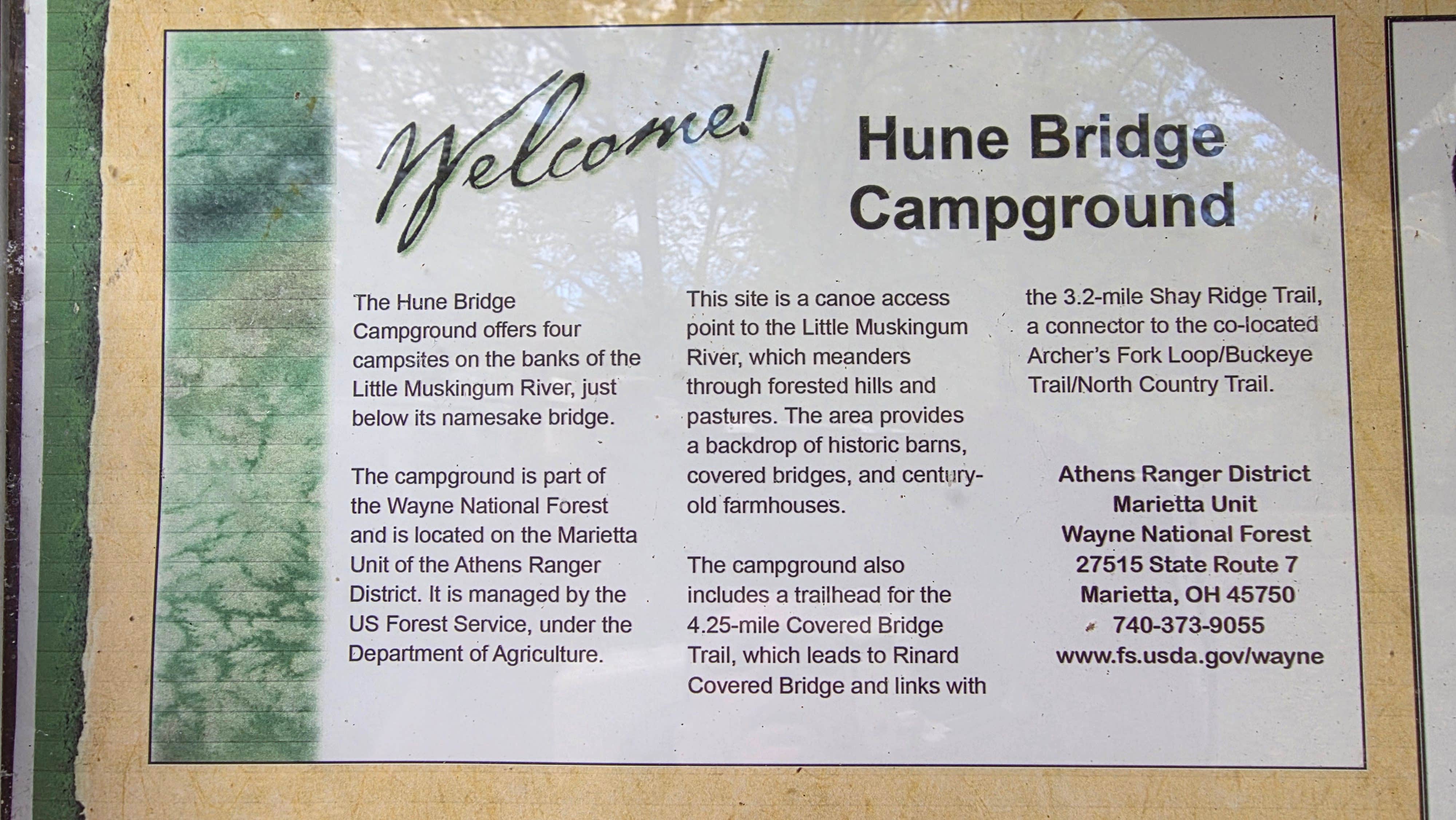 Camper-submitted photo at Hune Bridge Campground near Waverly, WV