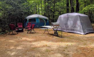 Camping near Runaround Woods: Desert of Maine Campground, Freeport, Maine