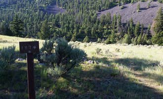 Camping near Mammoth Campground — Yellowstone National Park: 1Y7 Yellowstone N.P. Backcountry campsite — Yellowstone National Park, Gardiner, Wyoming