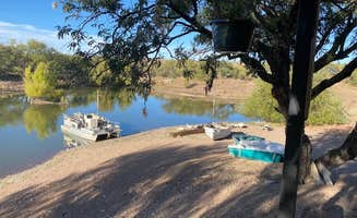 SHARON R.'s photo of camping with pets at MESQUITE RANCH CAMPGROUND near Arivaca, AZ
