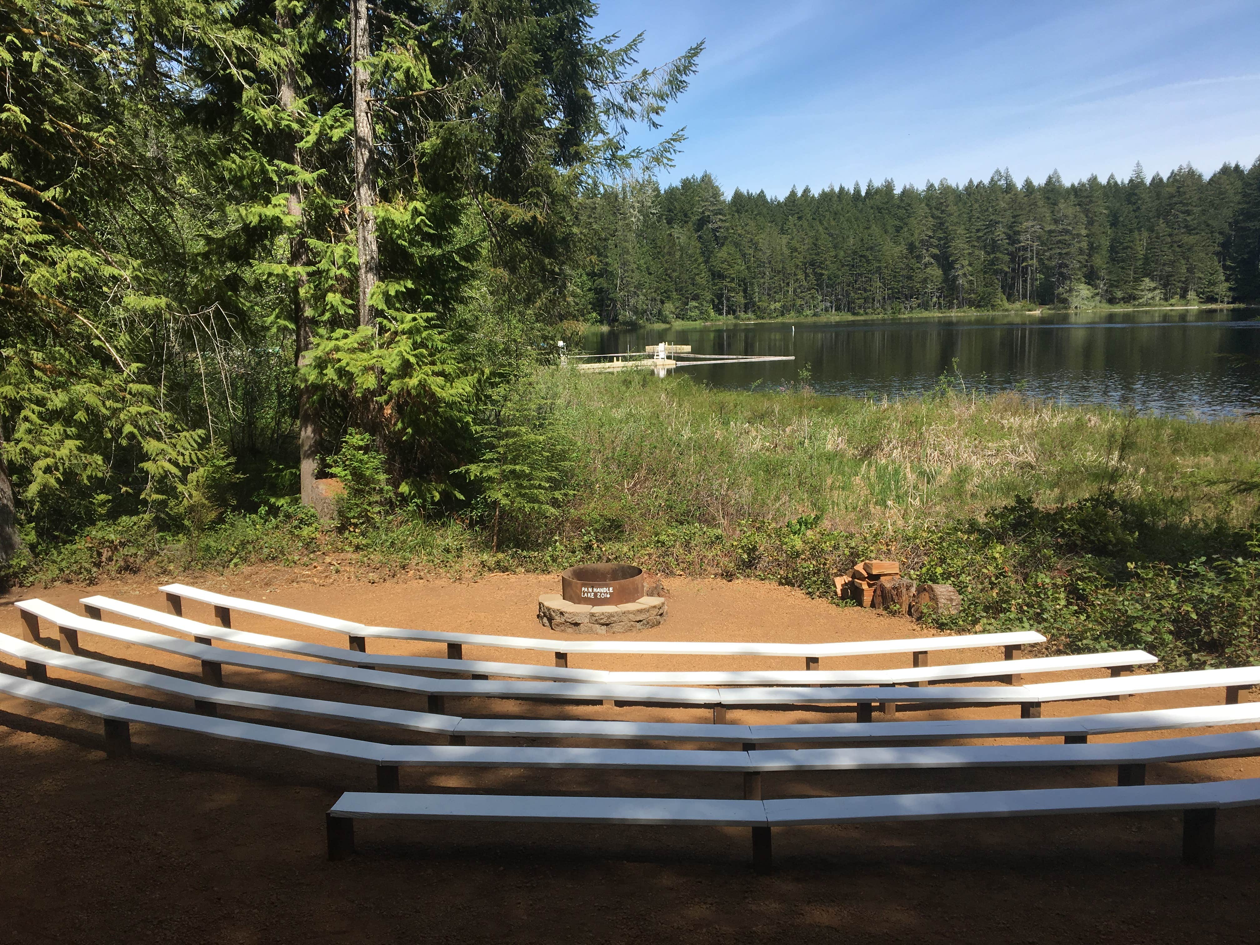 Camping near Lake Sylvia State Park Campground: Panhandle Lake Camp, Matlock, Washington