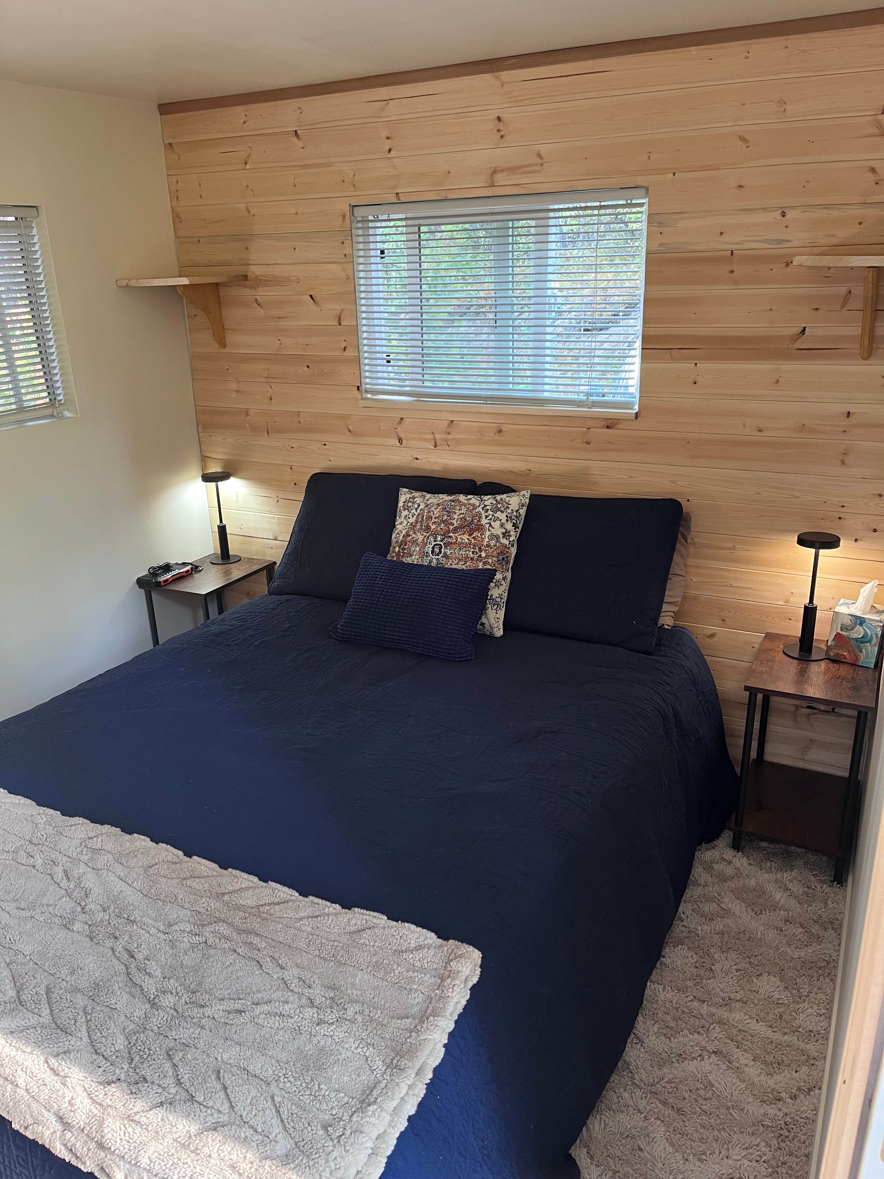 Doug F.'s photo of glamping accommodations at Mountain Camping Bungalow near Spirit Lake, ID