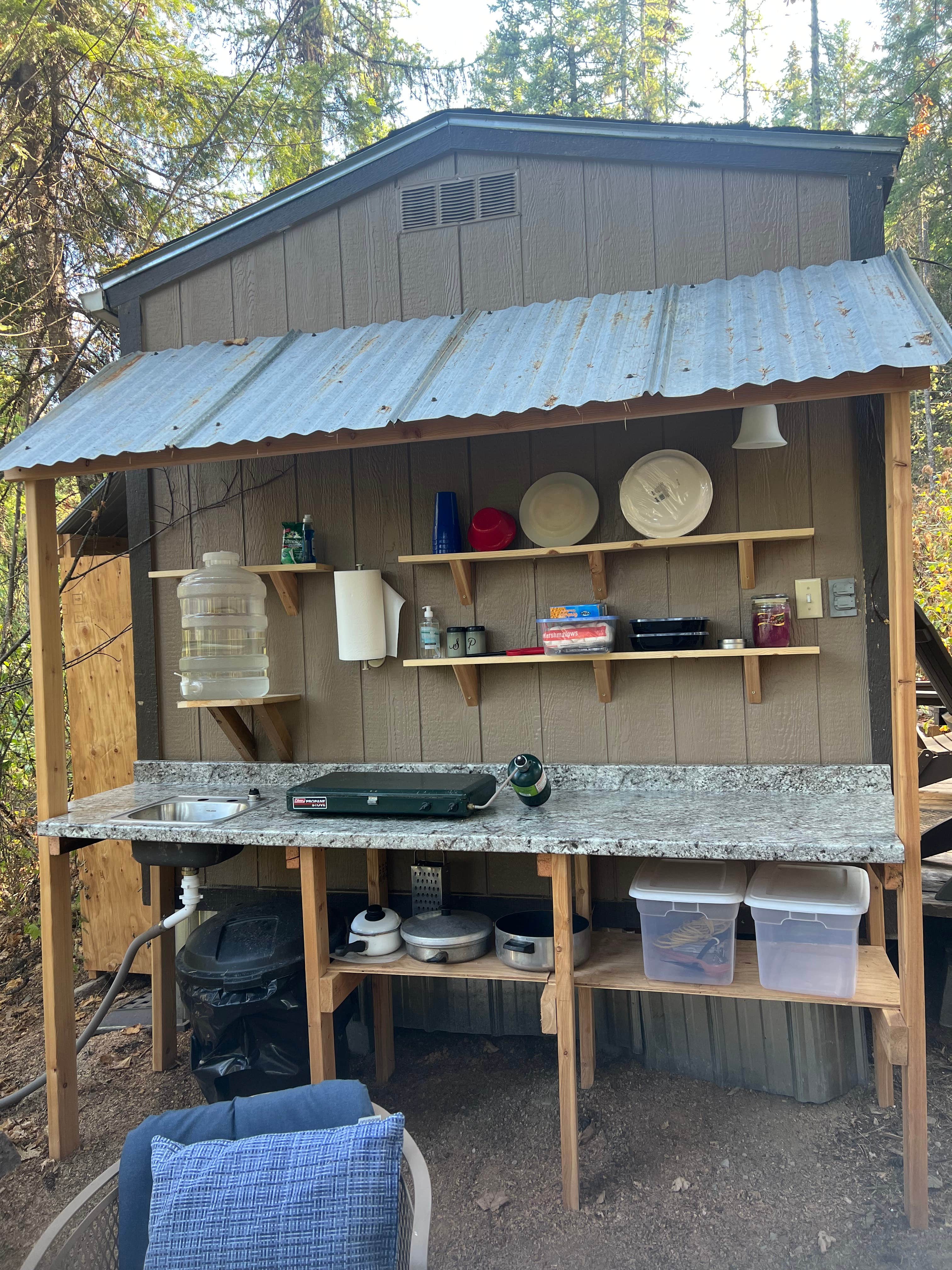 Camper-submitted photo at Mountain Camping Bungalow near Heron, MT