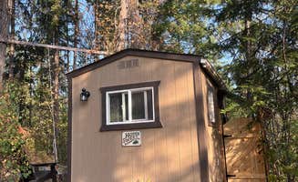 Doug F.'s photo of a cabin at Mountain Camping Bungalow near Spirit Lake, ID