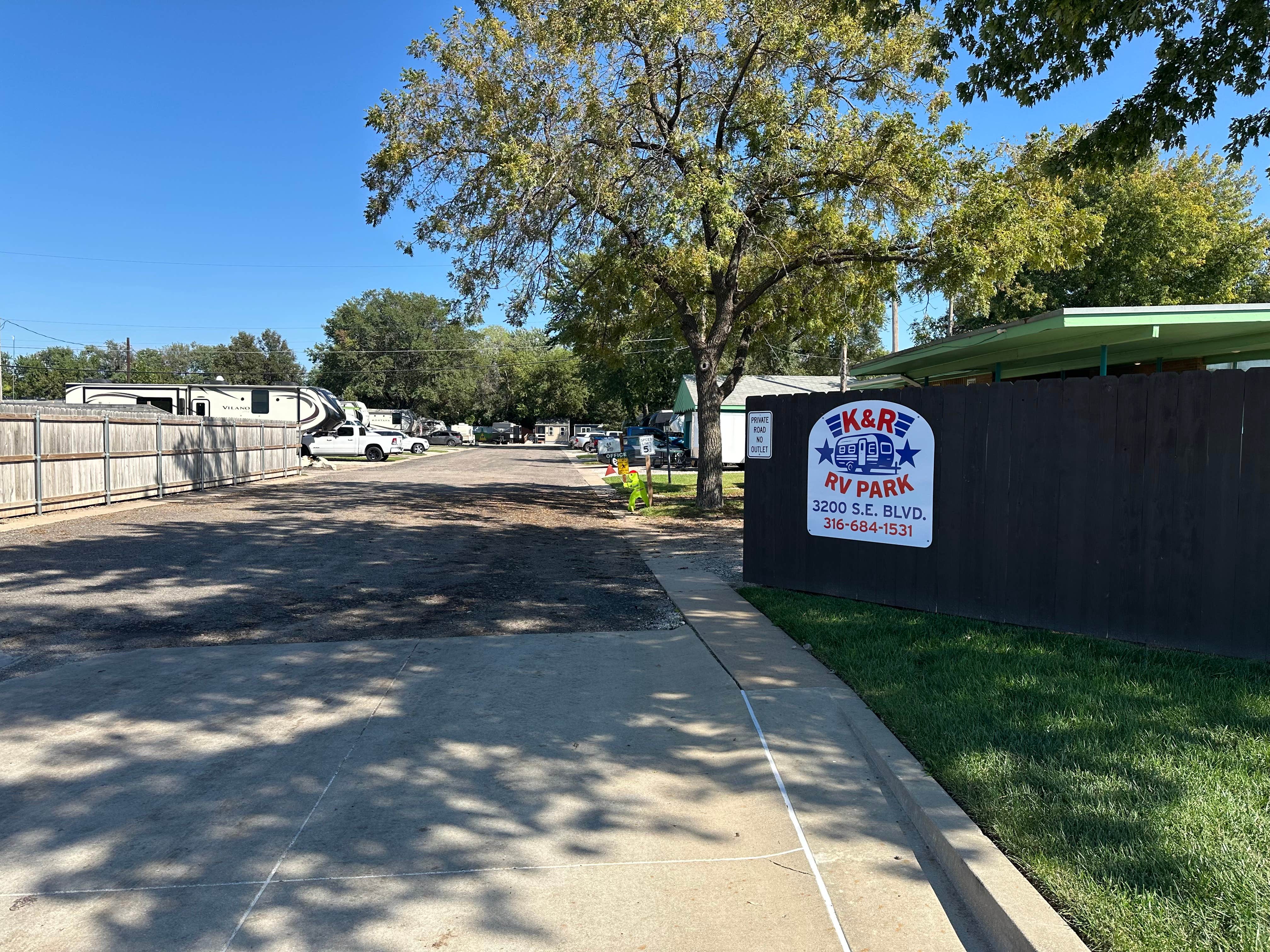 Camper submitted image from K and R RV Park - 2