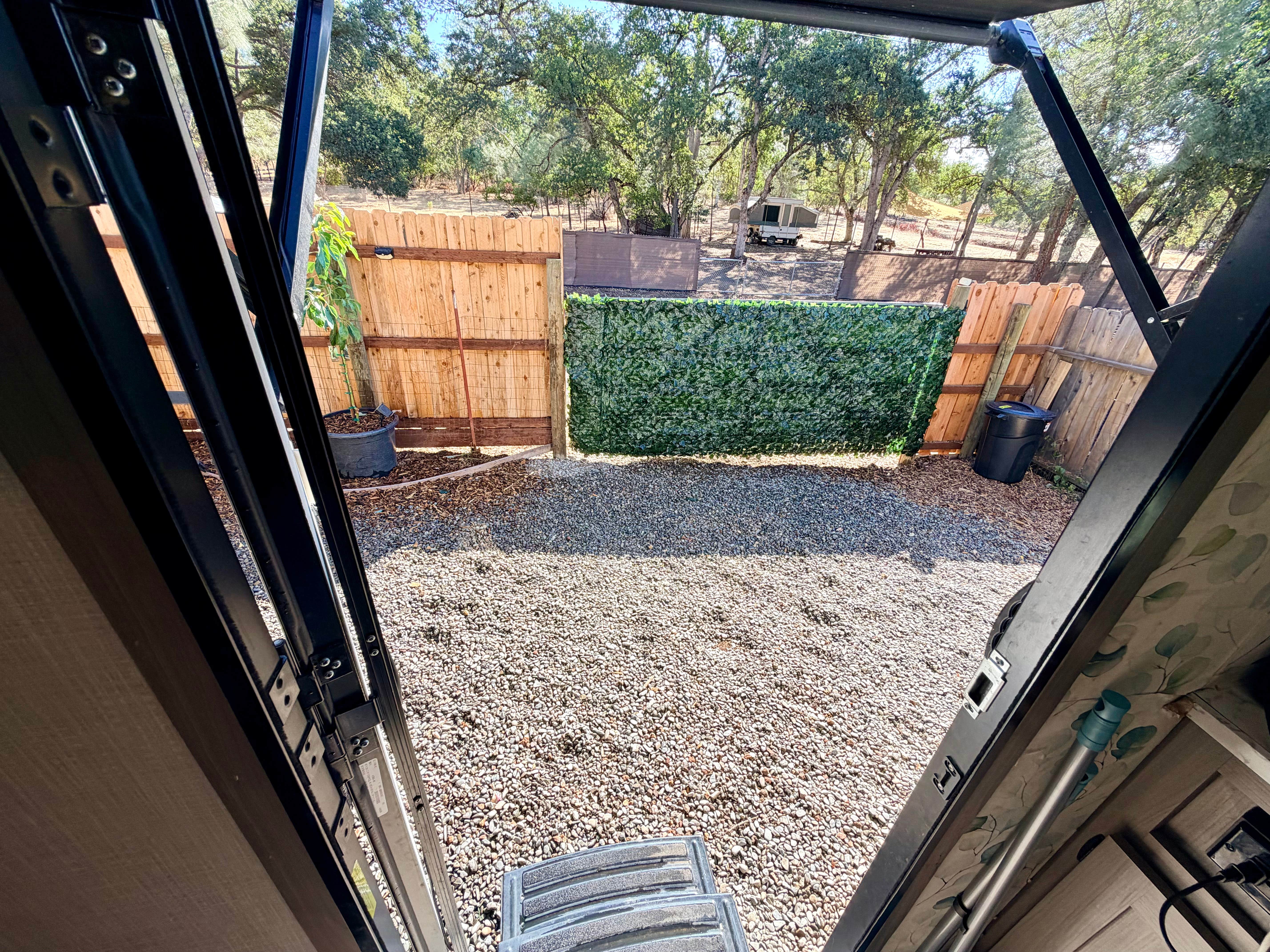 Camper-submitted photo at Cozy RV Farm Stay • WiFi + Coffee • Fresh Eggs near Geyserville, CA