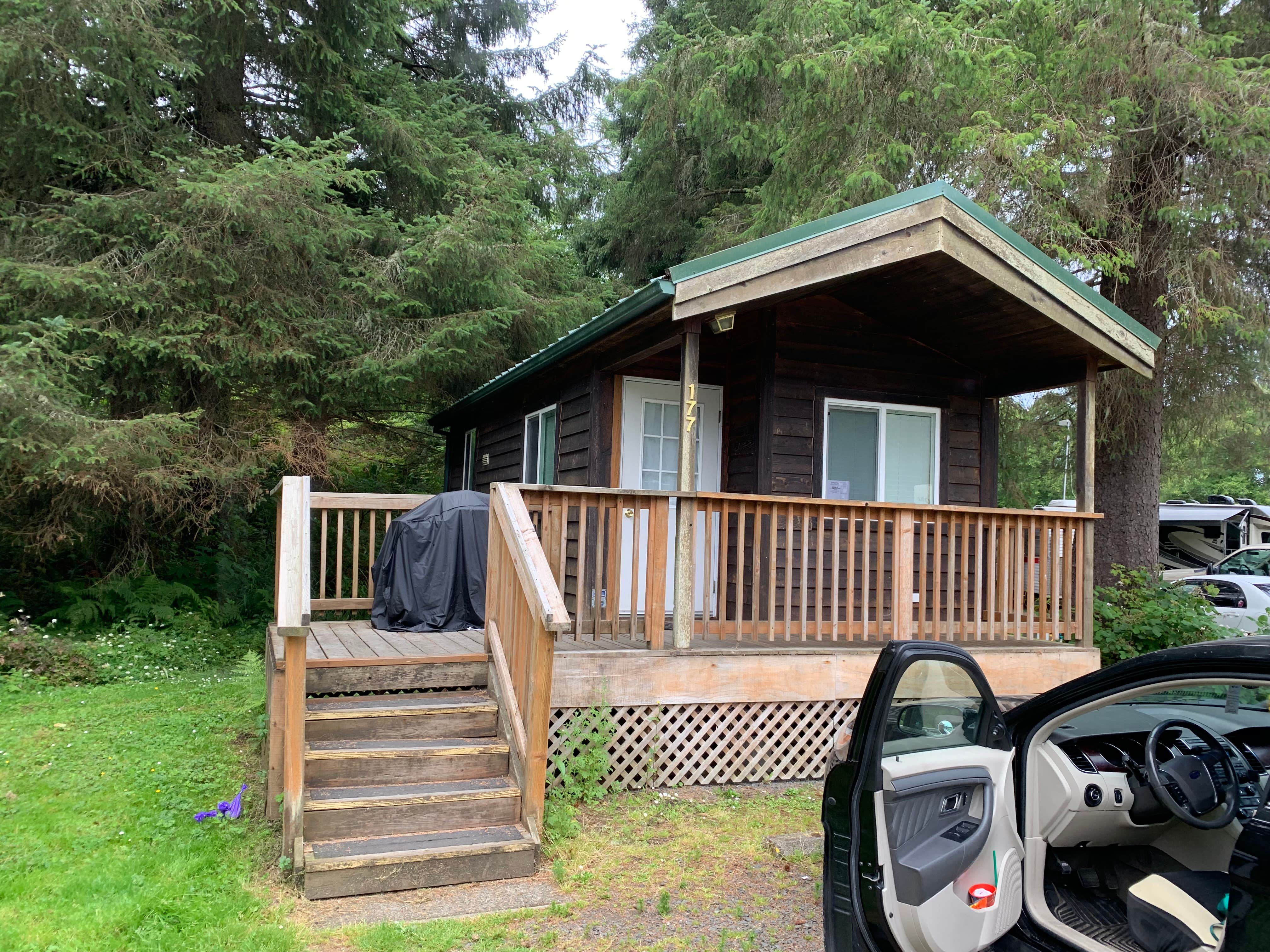 Suzanne B.'s photo of glamping accommodations at Thousand Trails Seaside near Astoria, OR