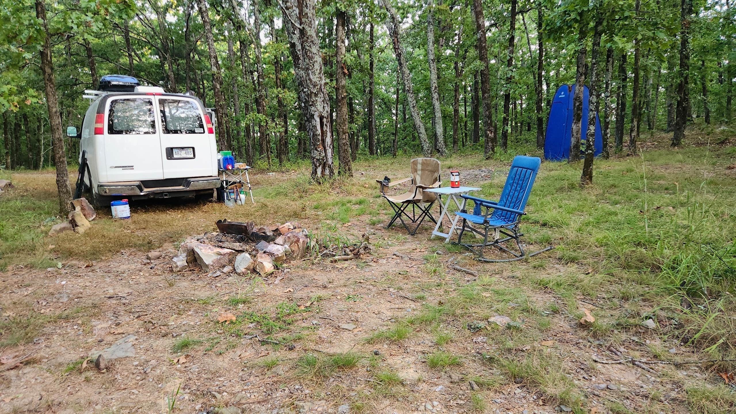 Camping near FR132-Grindstone Rd Dispersed, Ouachita NF, AR: FR94 Dispersed Campsite, Paron, Arkansas