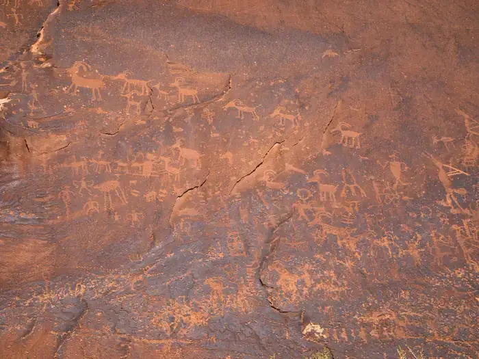 Camping near Sand Island Recreation Area — Bears Ears National Monument: Sand Island BLM Campground Group sites Boat Launch, Bluff, Utah