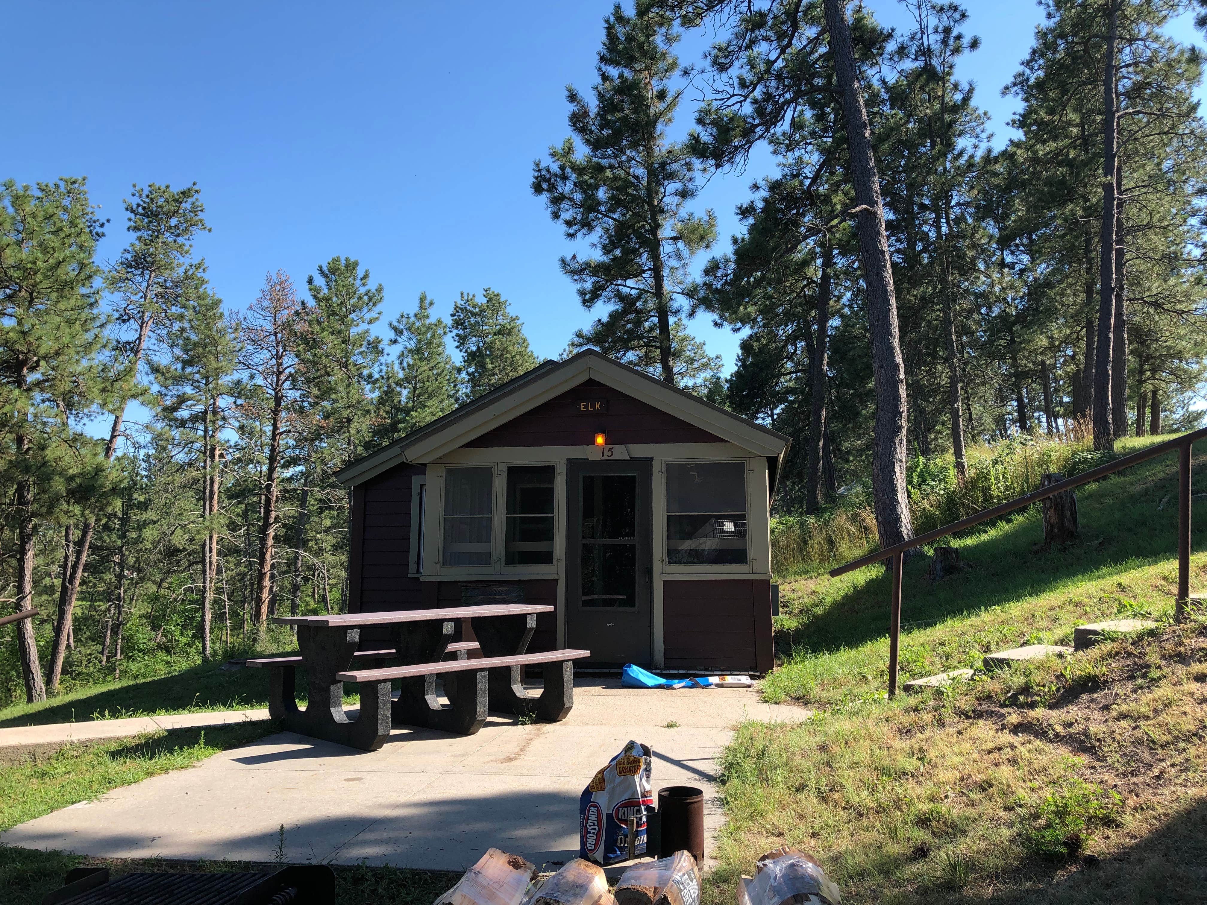 Pat V.'s photo of glamping accommodations at Chadron State Park Campground near Nebraska National Forests and Grasslands