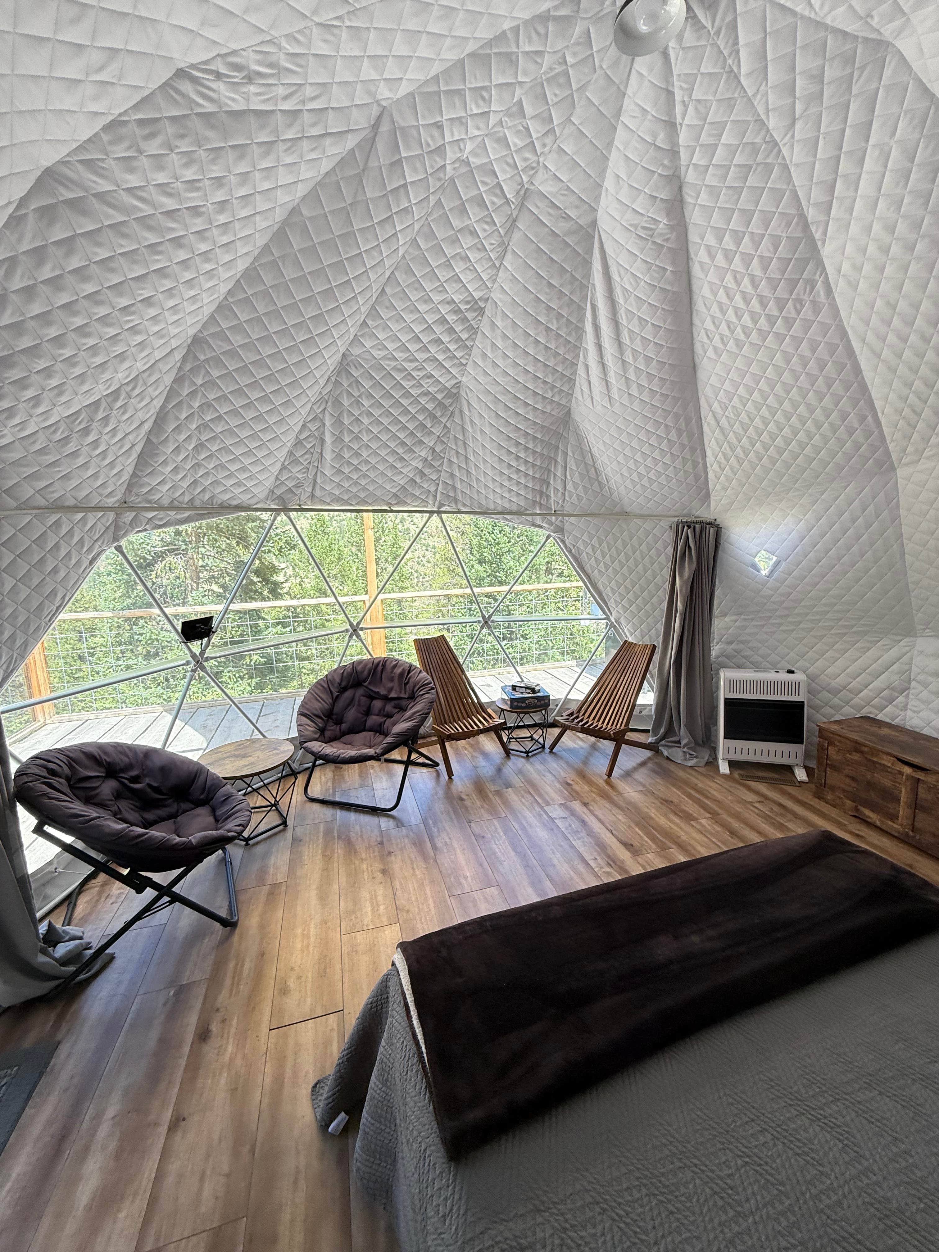 Rick B.'s photo of tent camping at Clear Creek Getaway near Montezuma, CO