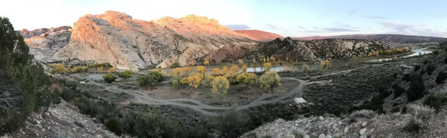 Camper-submitted photo at Split Mountain Group Campground — Dinosaur National Monument near Vernal, UT