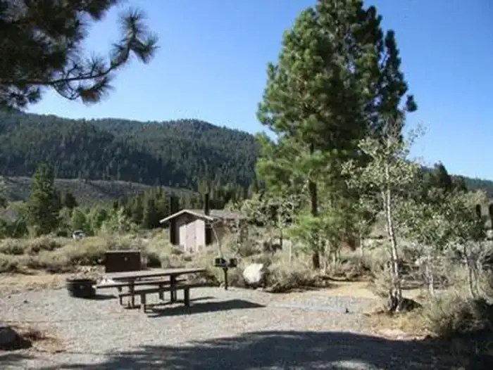 Camping near Robinson Creek South: Honeymoon Flat, Bridgeport, California