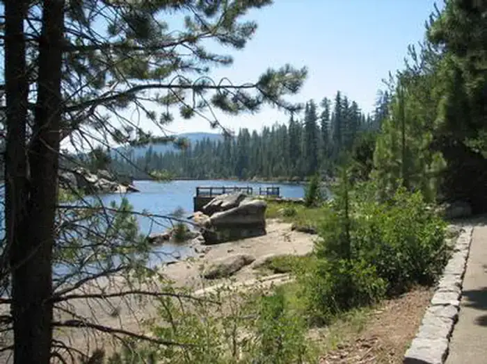 Camping near Loon Lake: Gerle Creek, Tahoma, California