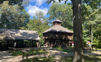 Brian O.'s photo of glamping accommodations at Pleasant Creek Campground near Mossville, IL