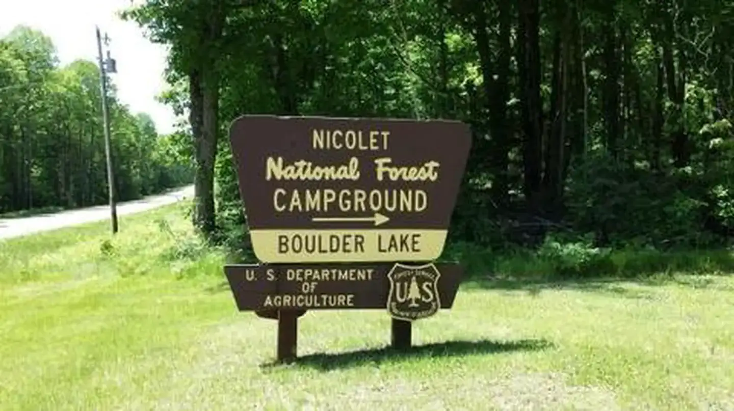 Camper-submitted photo at Boulder Lake near Shawano, WI