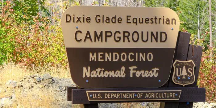 Camper submitted image from Dixie Glade Campground — Mendocino National Forest