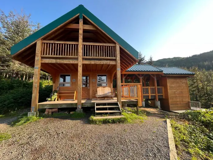 Camping near Young Lake (south) Cabin: Dan Moller Cabin, Douglas, Alaska