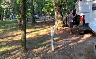Rachel H.'s photo of camping with pets at Cross Lake Recreation Area near Baxter, MN