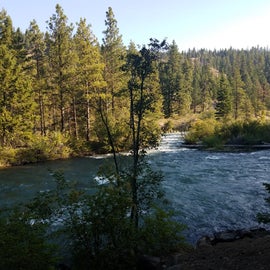 View of the river from camp