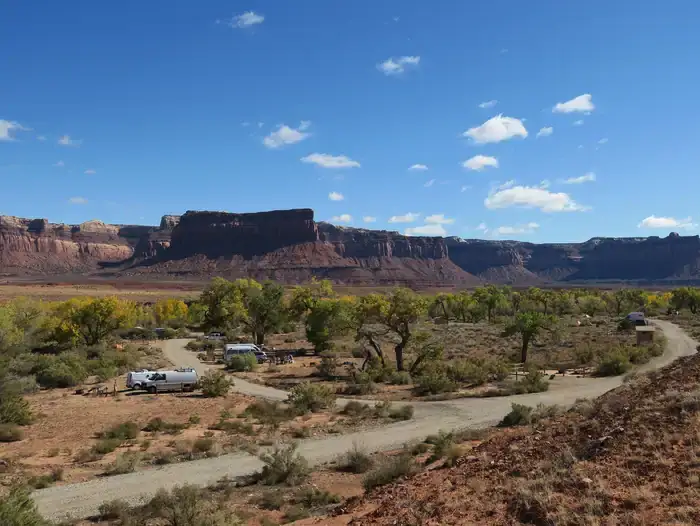 Camping near Superbowl Group Site: Creek Pasture Campground, La Sal, Utah