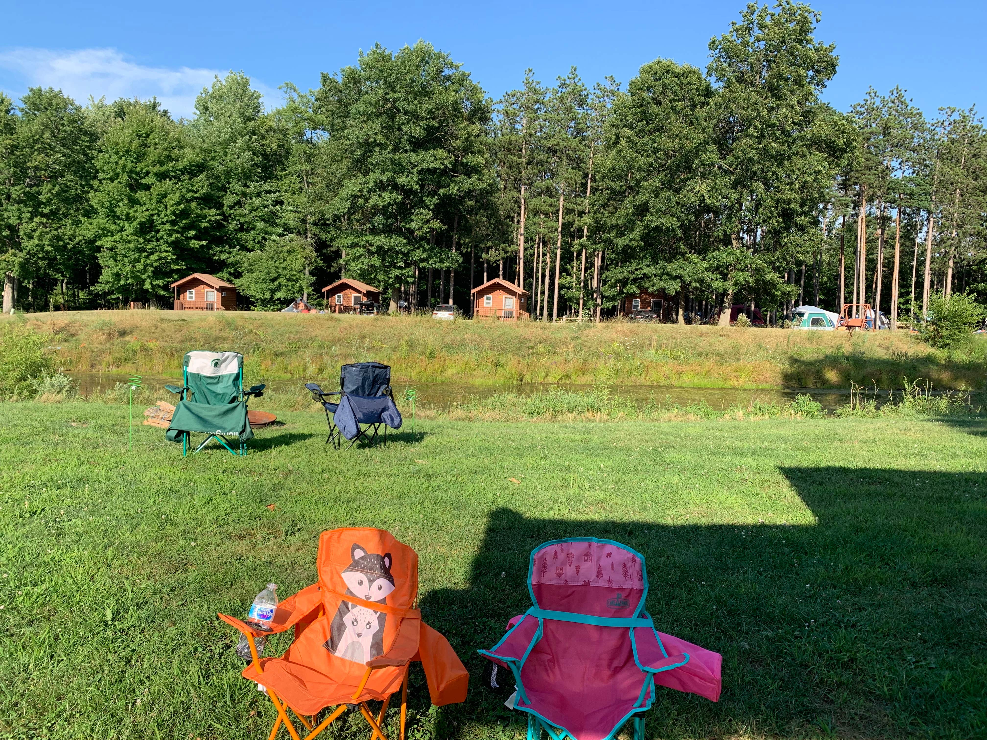 Our lot on the pond.