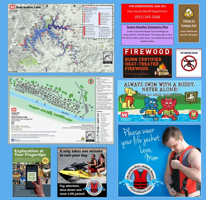 Camper-submitted photo at Dale Hollow Damsite near Rickman, TN