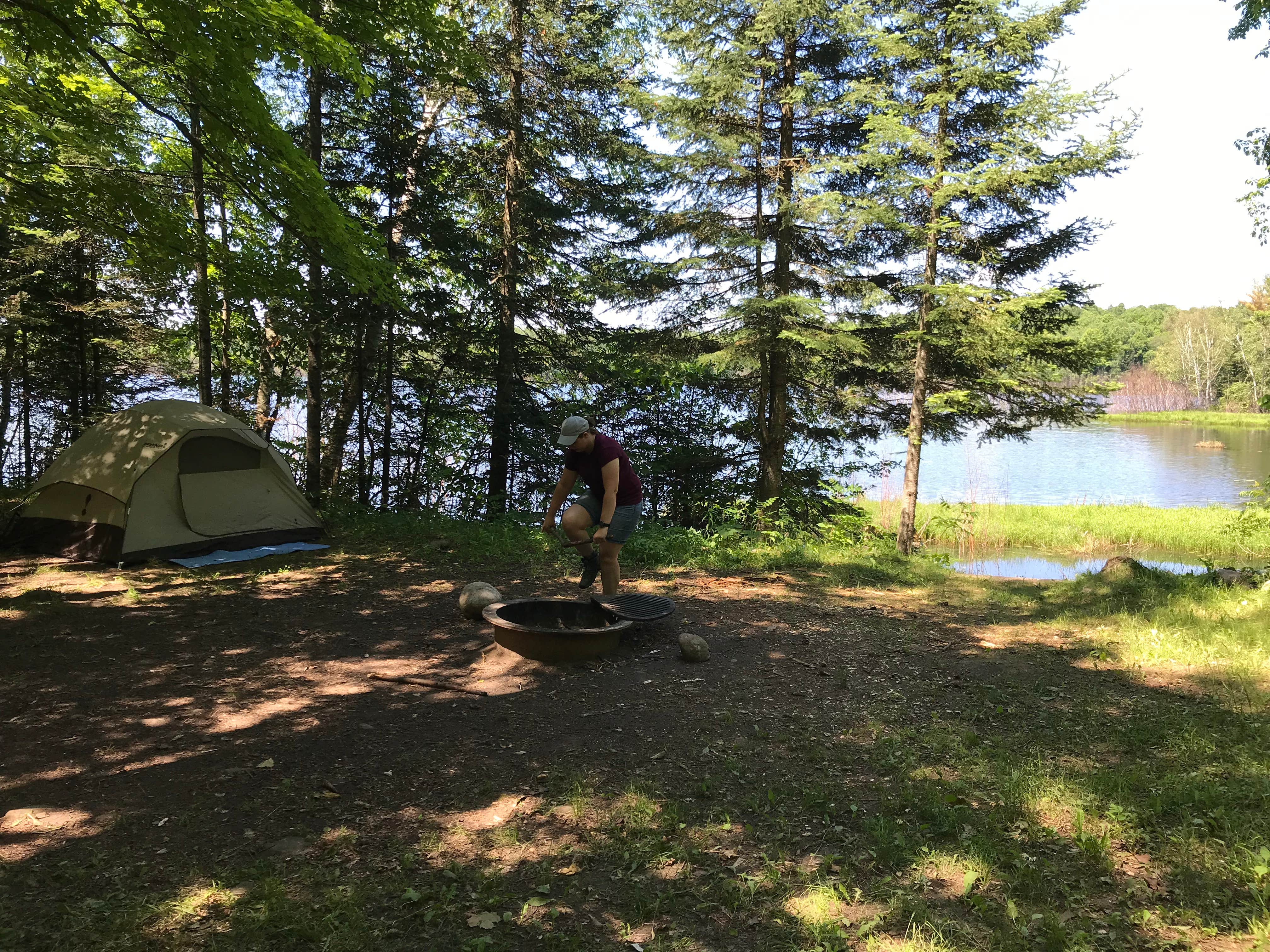 Camper-submitted photo at Chequamegon National Forest Perch Lake Campground near Crystal Falls, MI