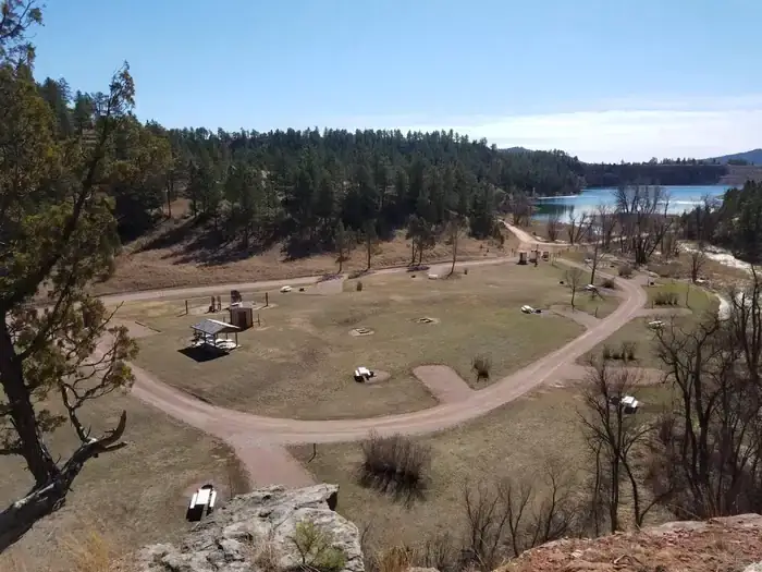 Camper-submitted photo at Cold Brook Lake Campground near Hot Springs, SD